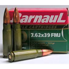 Bullseye North  Yugoslavian 7.62x39 M67 Non-Corrosive Ammo, 1120