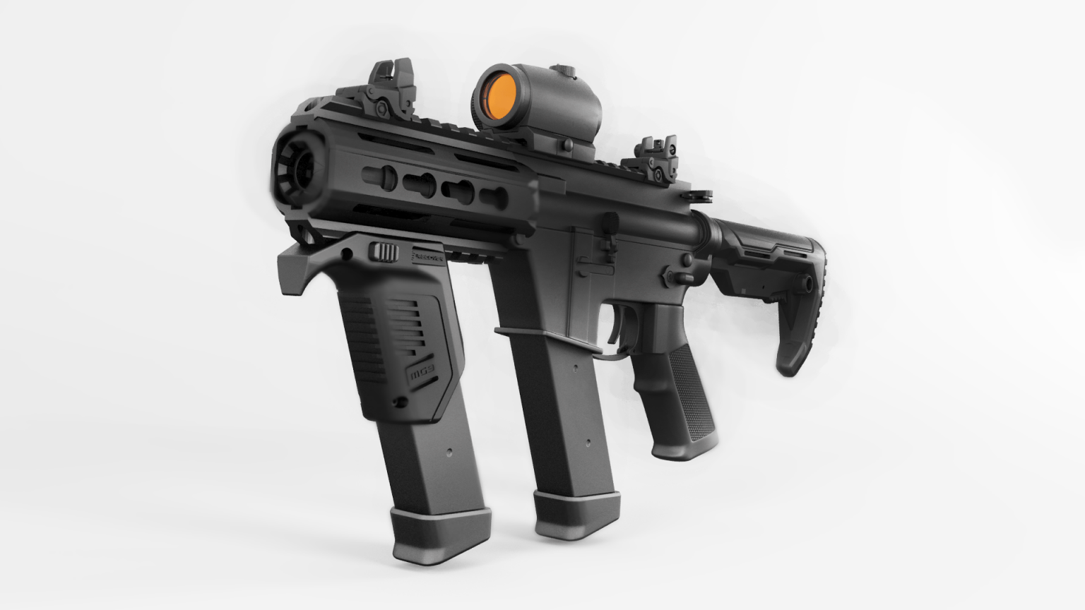 Recover Tactical MG9 Angled Glock Mag Grip High Caliber Services Corp