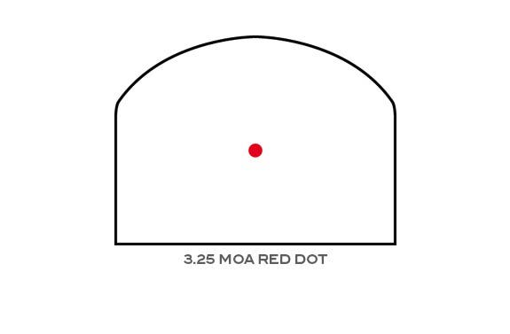 TRIJICON RMR TYPE 2 ADJUSTABLE LED REFLEX SIGHT, 3.25 MOA RED DOT, BLACK - Image 5