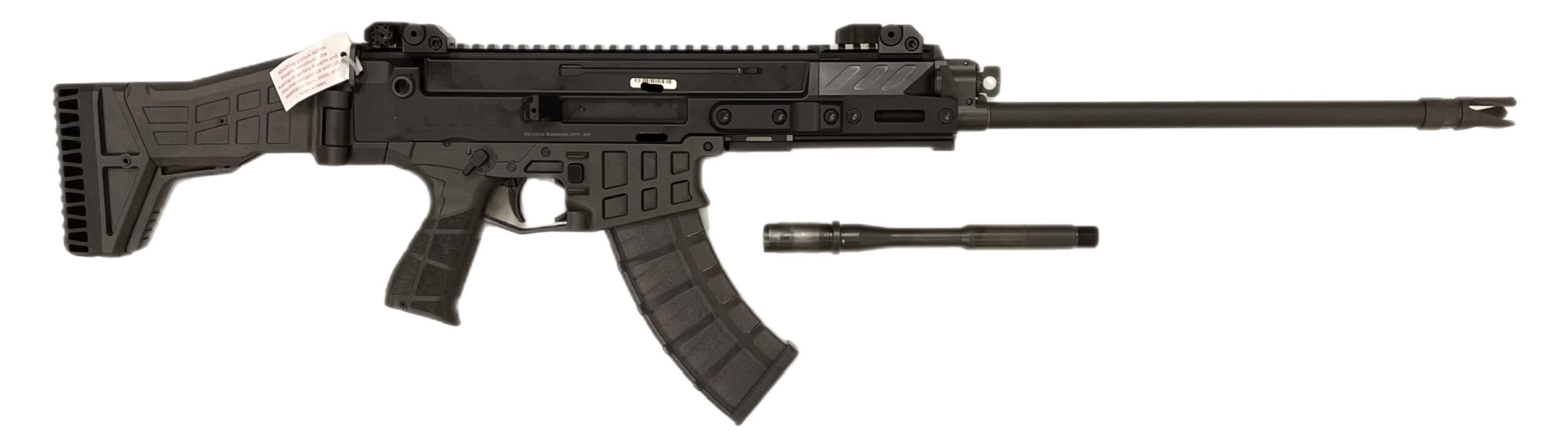 CZ ARMS, BREN 2 MS CARBINE, 18.5” BARREL CONVERSION PACKAGE, BLACK, 7.62X39