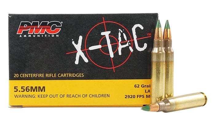 PMC Ammo, 5.56 62 Grain GreenTip, 20 Rounds