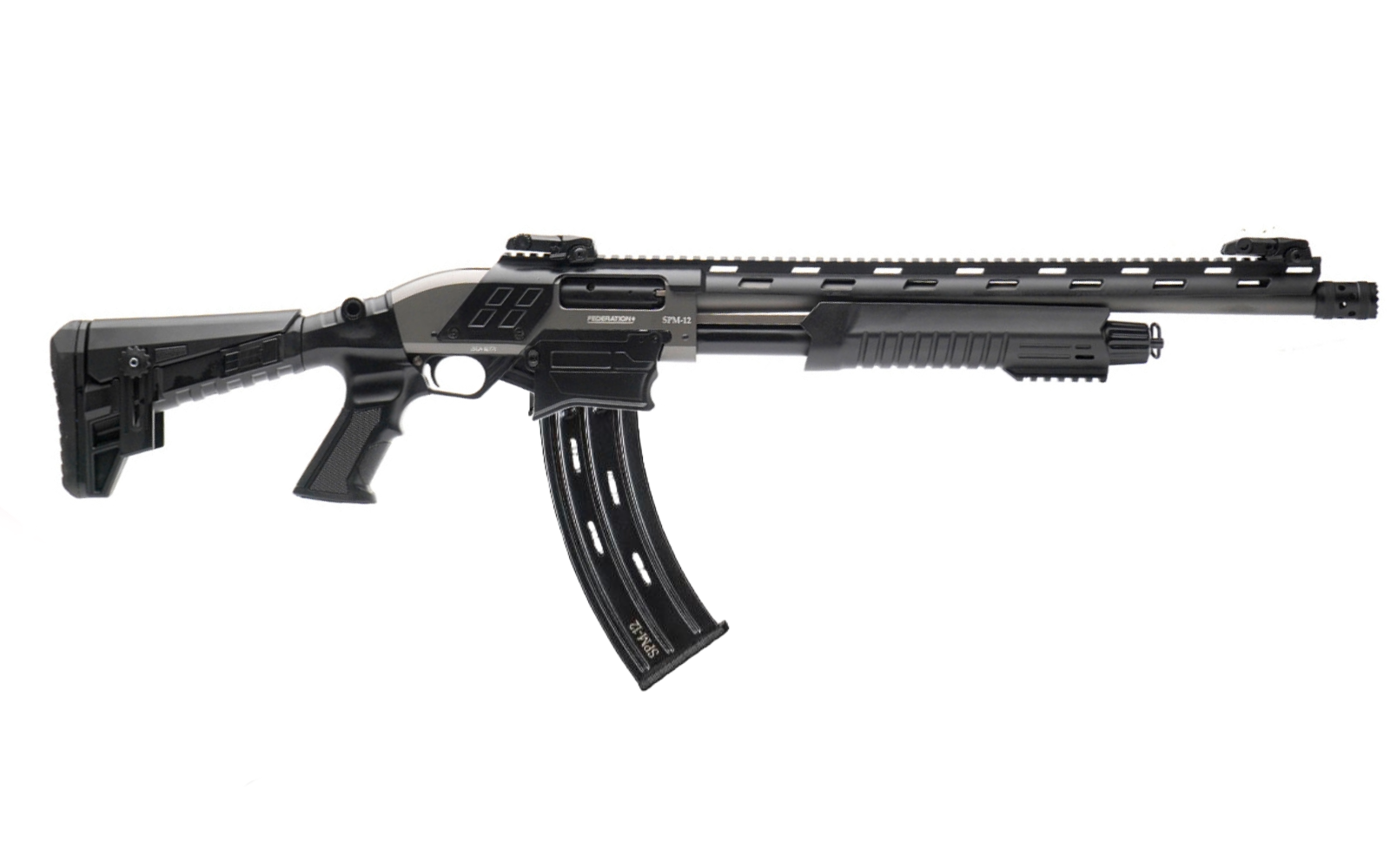 Federation Firearms, SPM-12, 18.7" Barrel,Stealth Grey, 12GA