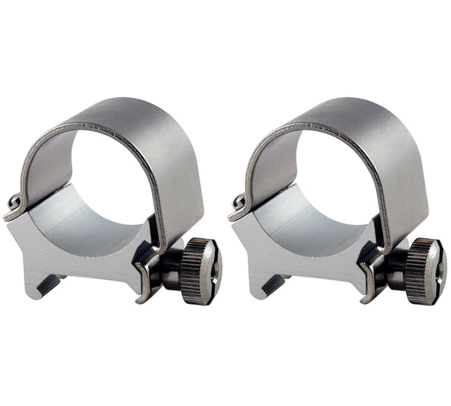 Weaver, Top Mount Rings, 1", Medium Height, 1.00”