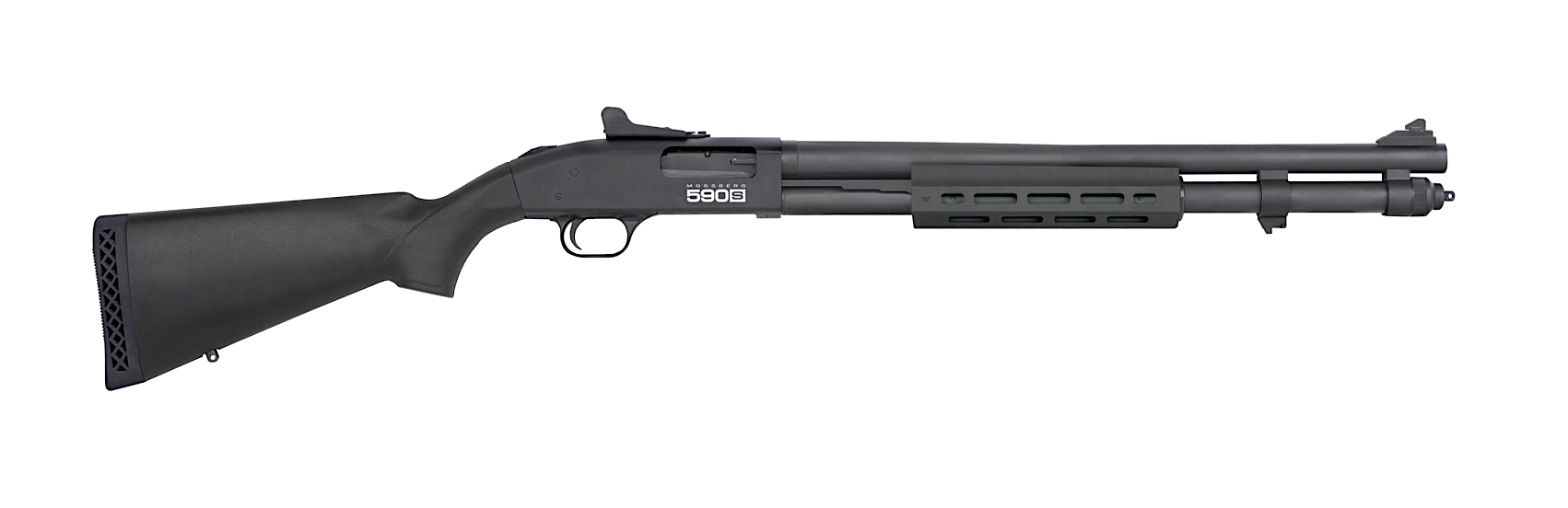 Mossberg 590S, 20.0" Barrel, Ghost Ring Sights, 8RD Magazine, 12GA