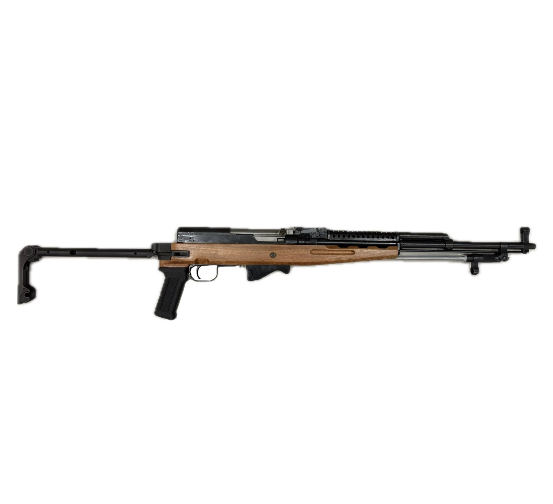 SURPLUS CHINESE SKS RIFLE WITH HICAL MAG ADAPTER INSTALLED & Hush Holster CHASSIS – 22.0” BARREL 7.62×39